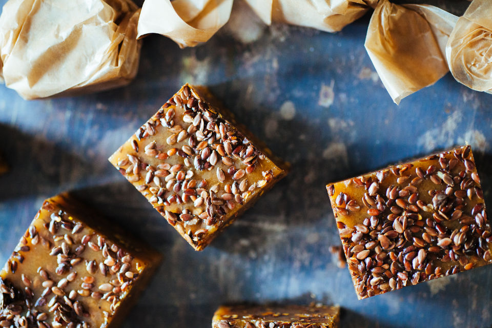 Flaxseed Caramels from The Crepes Of Wrath